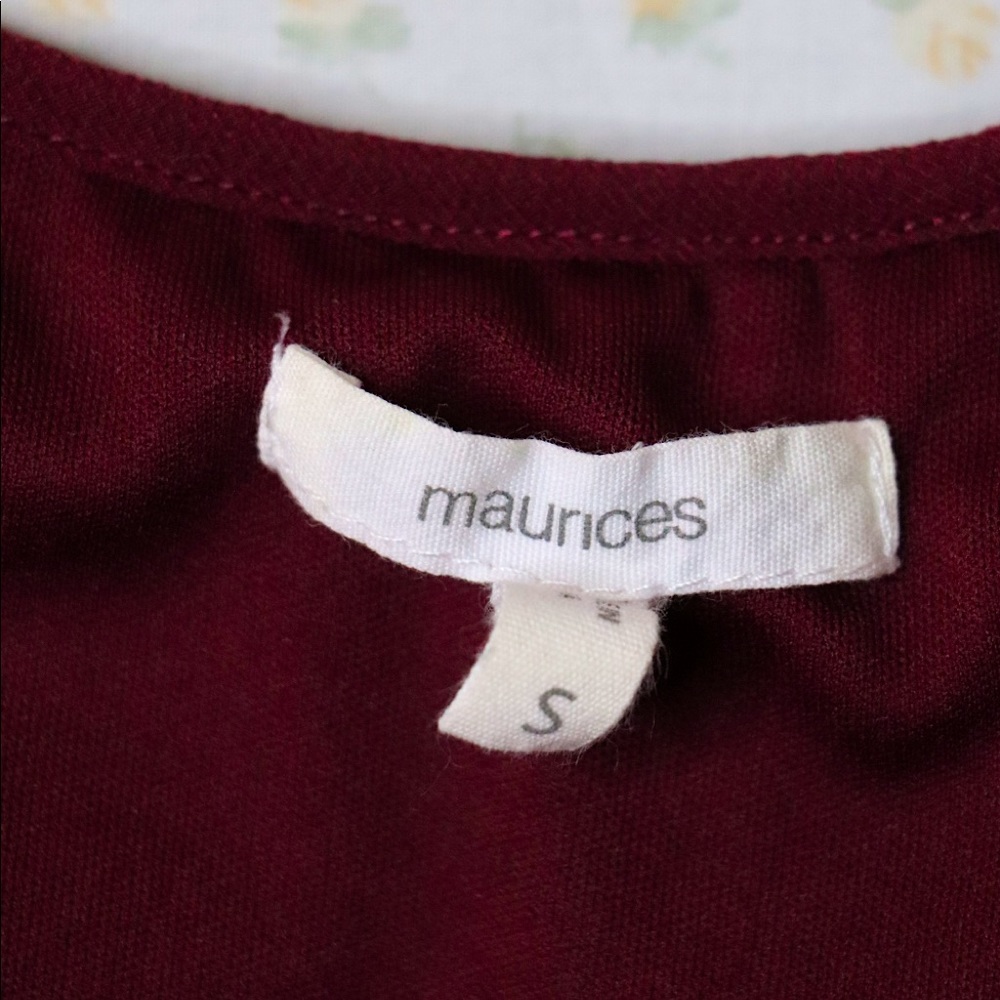 Maurices Cold Shoulder Lace Hem Romper - Picture 3 of 4